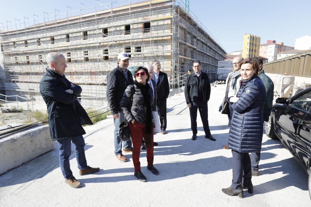 Visita al edificio de Tabacalera