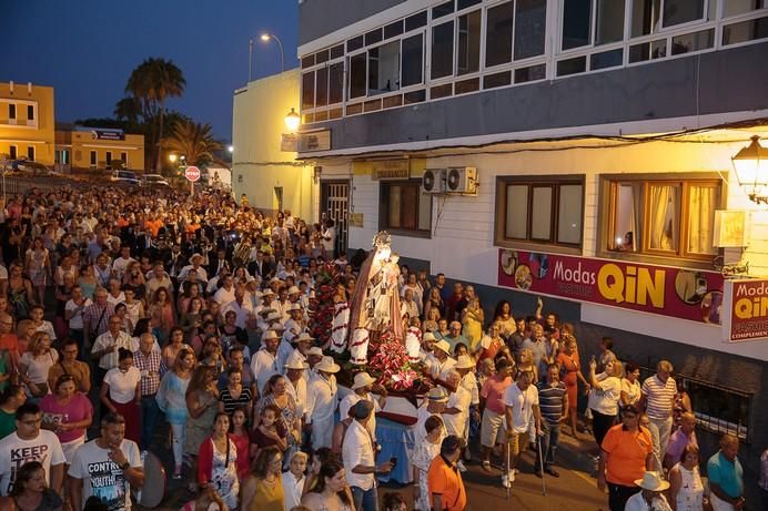 Procesión terrestre de la Virgen del Carmen en Arguineguín 2017