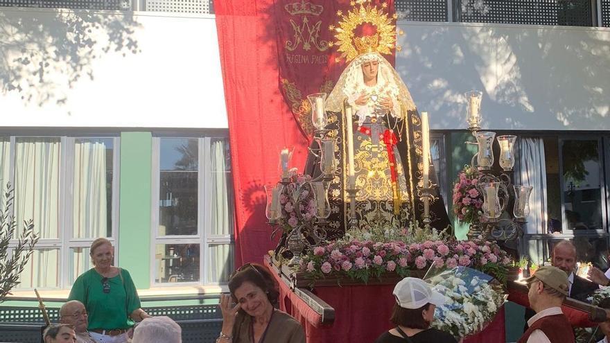 La Virgen de los Dolores visita la residencia de mayores de Posadas