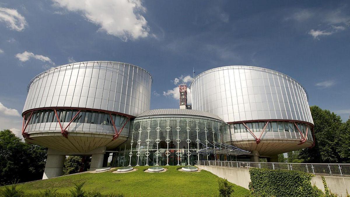 Fachada de la sede del Tribunal Europeo de Derechos Humanos (TEDH), con sede en Estrasburgo (Francia).