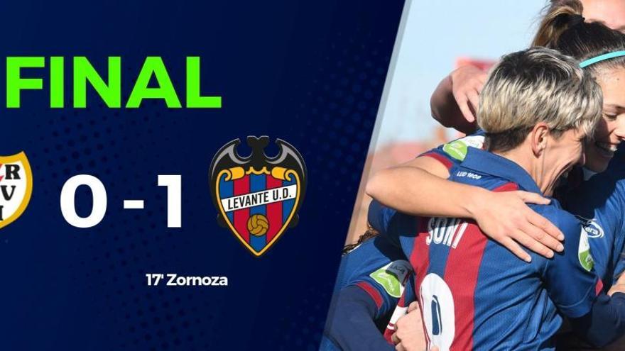 Un gol de Zornoza le da la victoria al Levante ante el Rayo