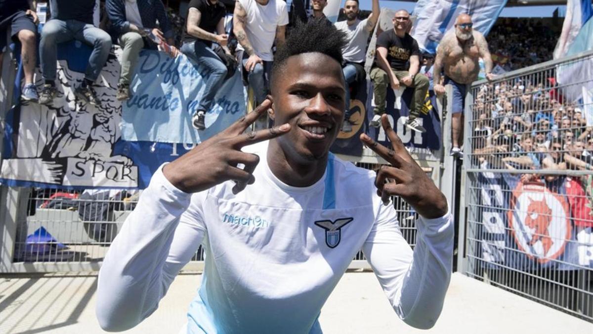 Keita Baldé es uno de los ídolos de los tifosi de la Lazio