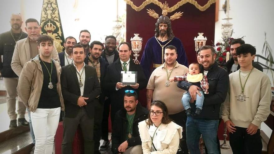 Homenaje al capataz de la Humildad y a su equipo, en Cáceres