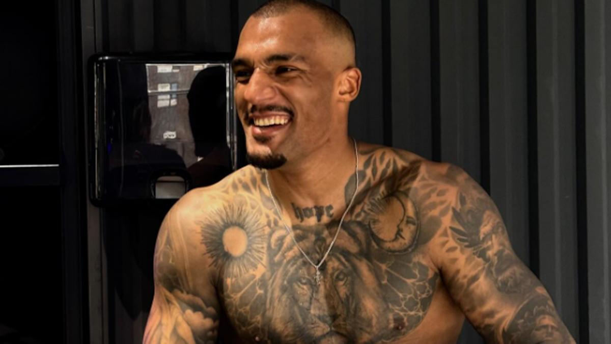 Lionel Adams, en el gimnasio