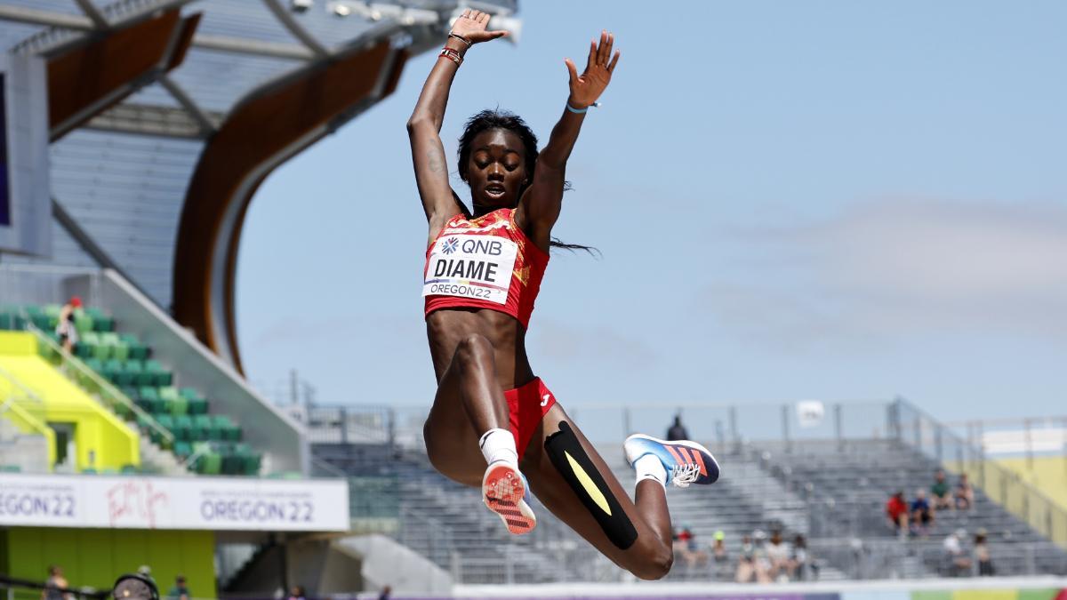 Fátima Diamé quiere volar hasta la final de longitud