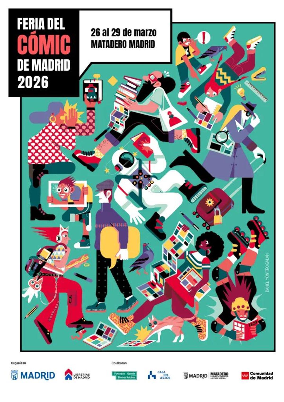 El cartel oficial lleva la firma del ilustrador madrileño Daniel Montero Galán