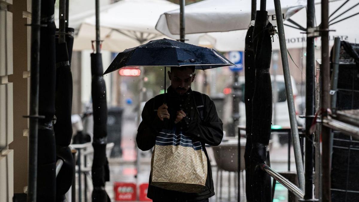 Las lluvias se mantendrán durante los próximos días en Málaga.