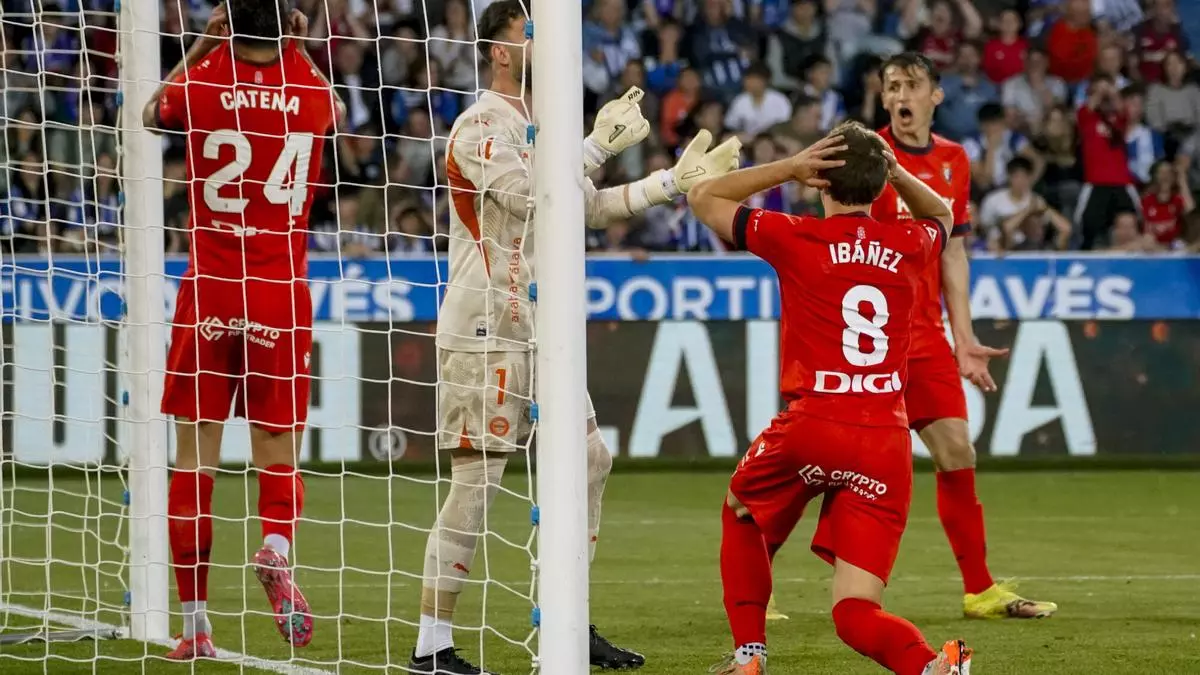 Osasuna se queda a un gol de Europa