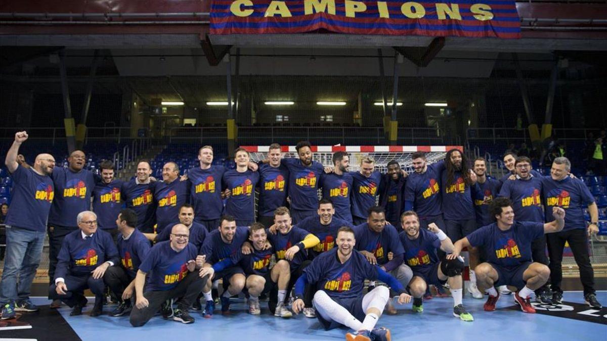 El Barça Lassa fue el gran protagonista en los premios de la Asobal