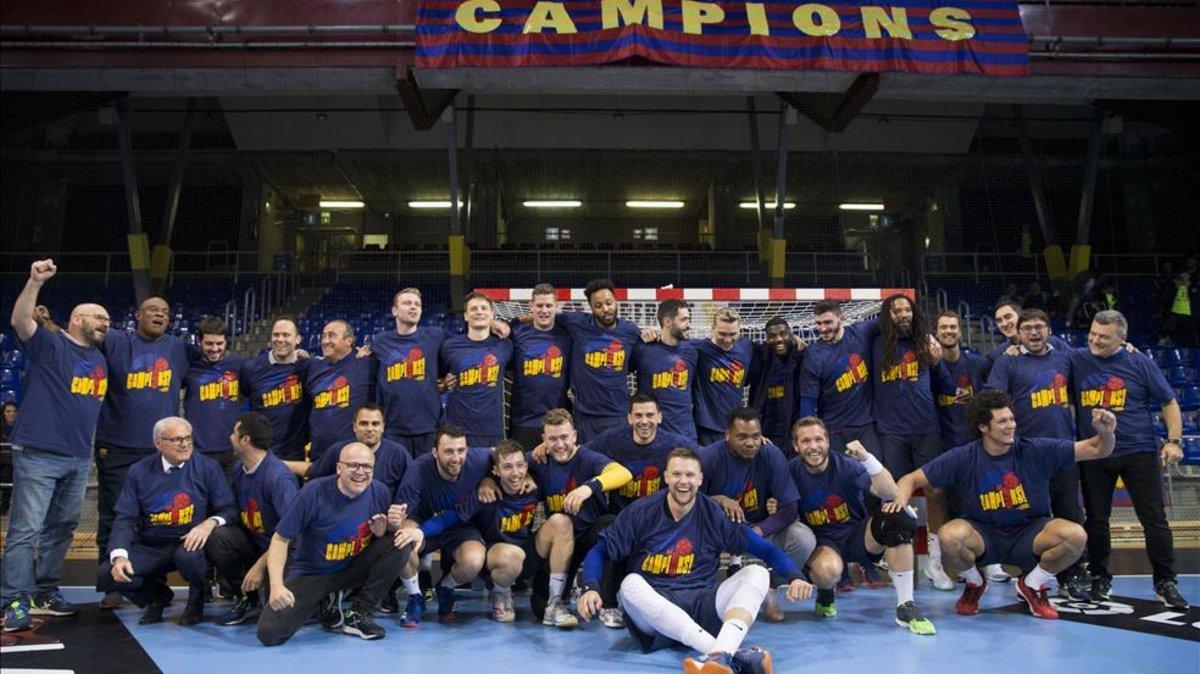 El Barça Lassa fue el gran protagonista en los premios de la Asobal