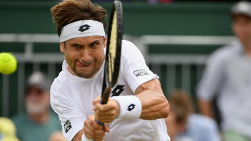 David Ferrer, en el choque ante Gasquet.