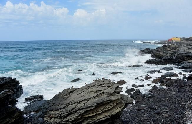 Pleamar en la zona norte de Gran Canaria