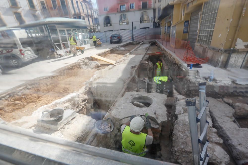 Las excavaciones del Mercado, en imágenes