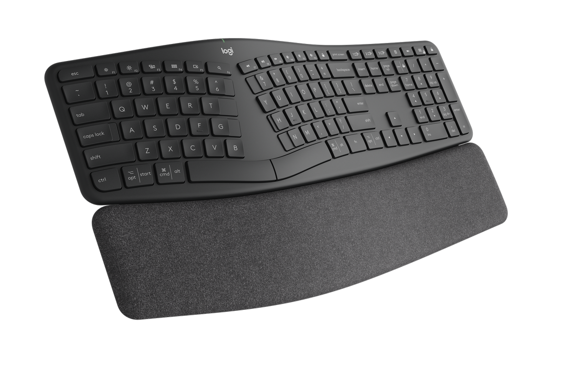 Teclado ergonómico.