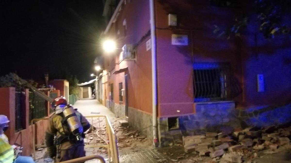 El edificio afectado por la explosión en Sabadell (Barcelona).