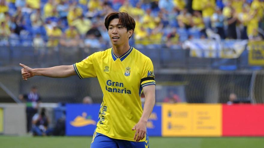 La UD Las Palmas anhela el regreso del mejor Taisei Miyashiro para la parte clave de la temporada