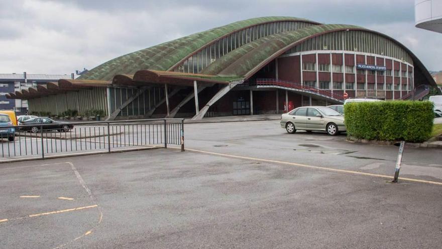 El Palacio de los Deportes de Oviedo.