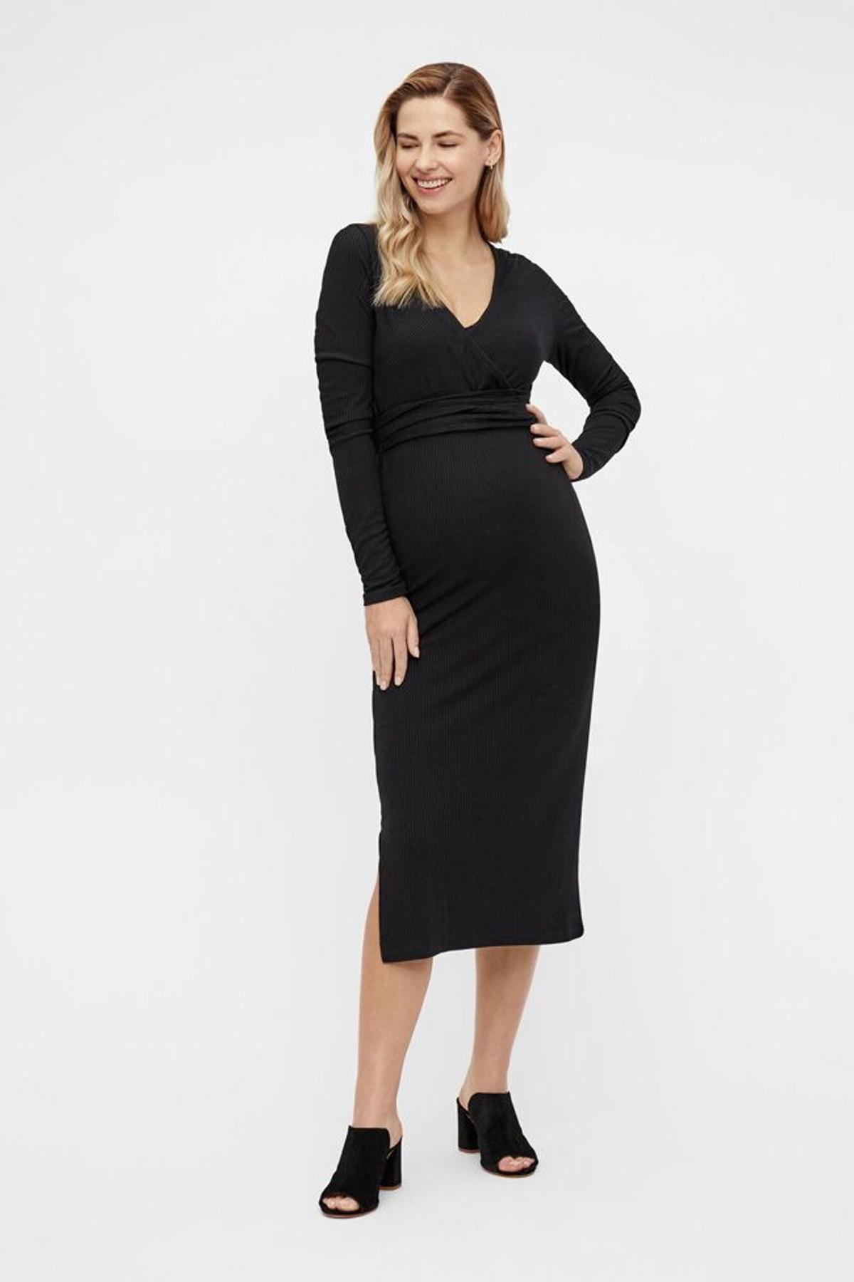 Vestido midi negro, de Women'secret