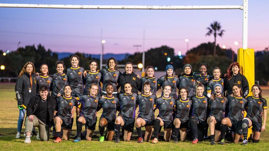 Las integrantes del equipo del Cuder Murcia, en una imagen antes de un partido de liga. | CUDER MURCIA