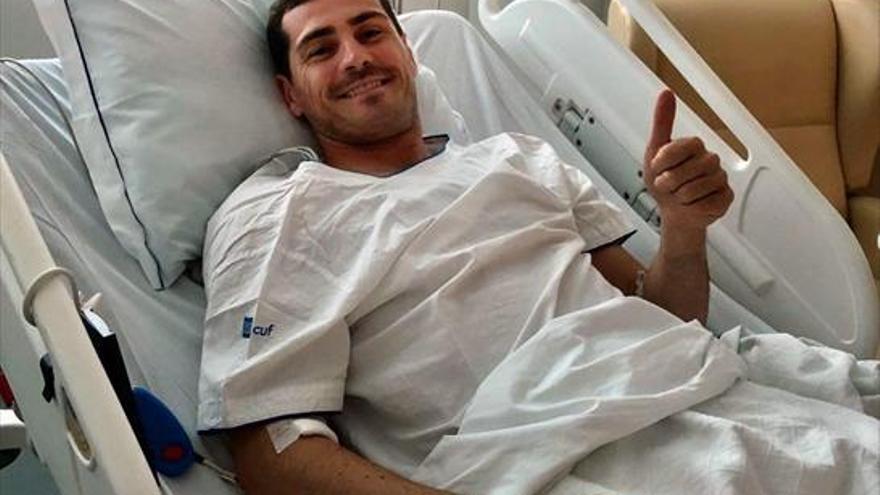 Iker Casillas supera un infarto sufrido en un entrenamiento
