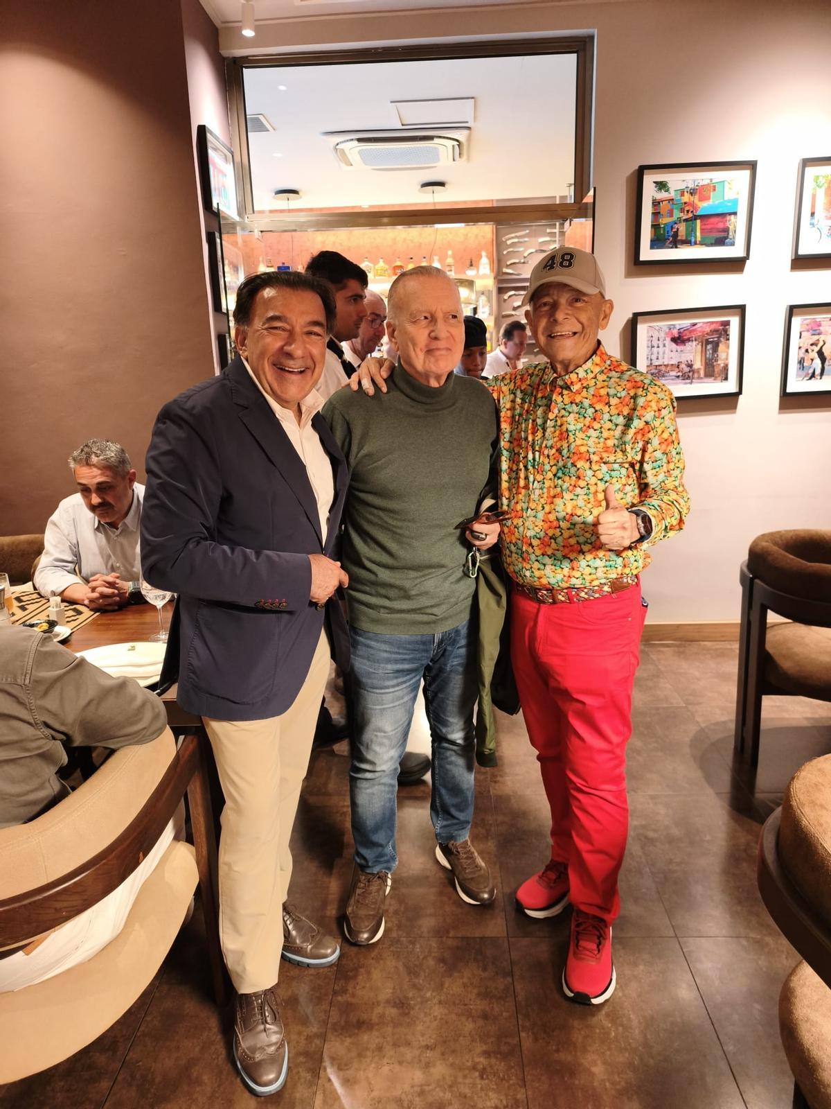 Emotivo almuerzo con el terorense Paco Santana