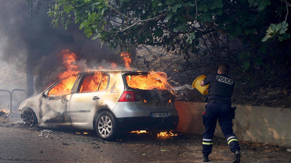 Marsella, la segunda ciudad de Francia, asediada por un violento incendio forestal