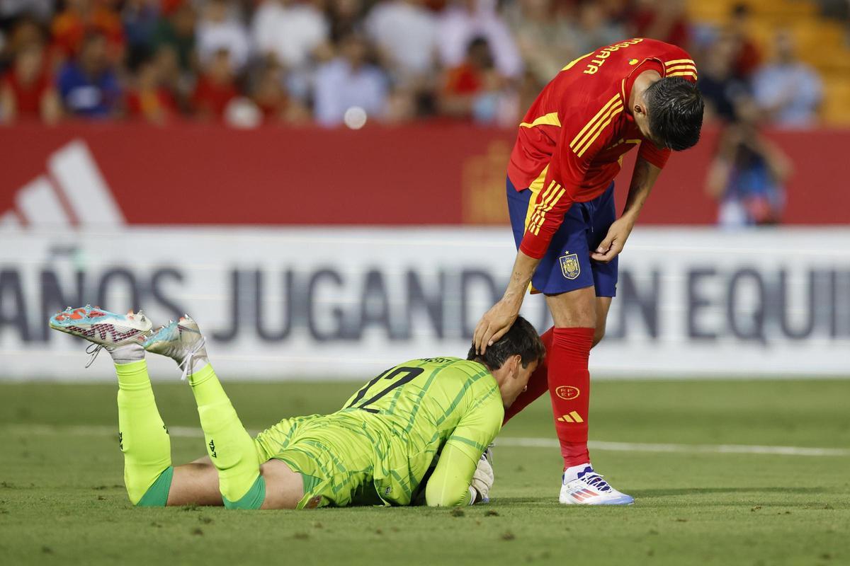 España - Andorra, el amistoso preparatorio para la Eurocopa de Alemania 2024, en imágenes.