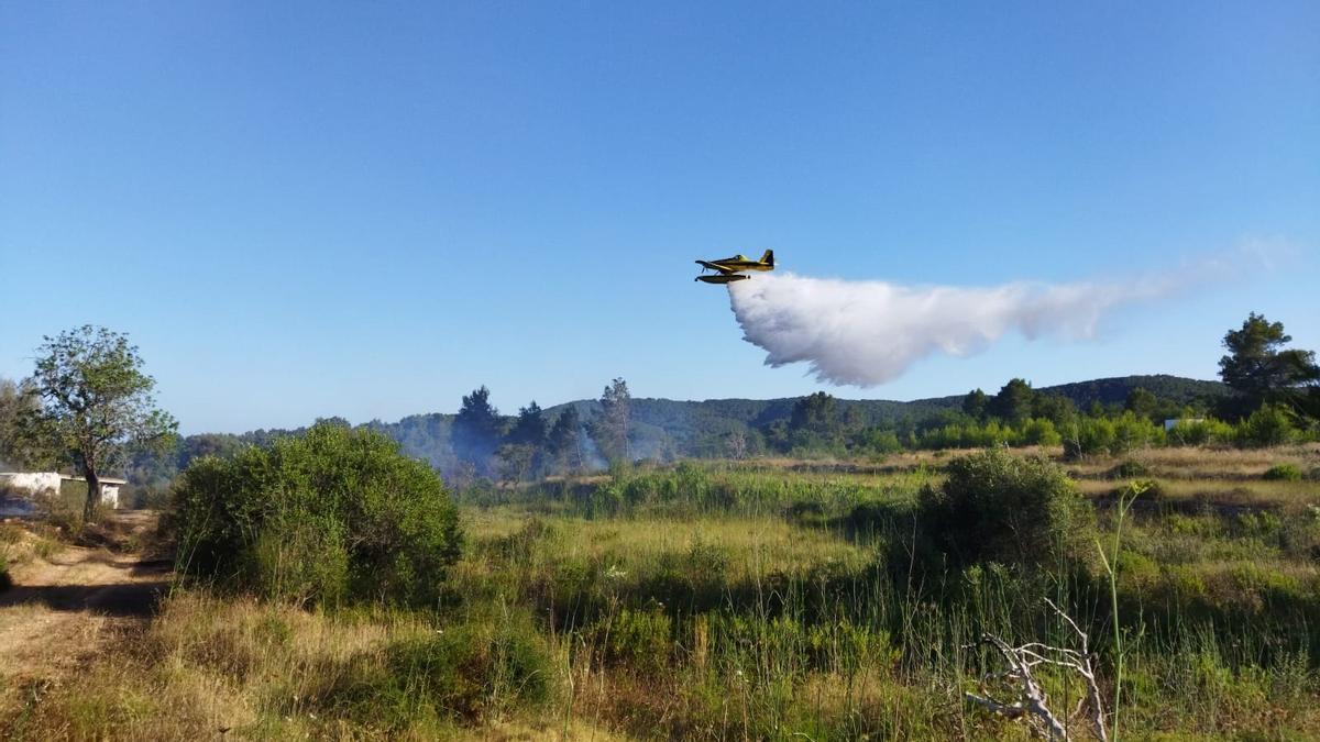 Incendio en Sant Joan, esta tarde