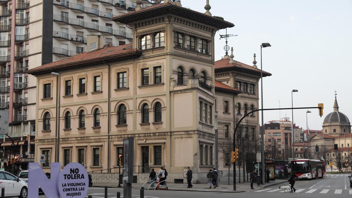 Vista de la Gota de Leche, sede de la Fundación de Servicios Sociales.