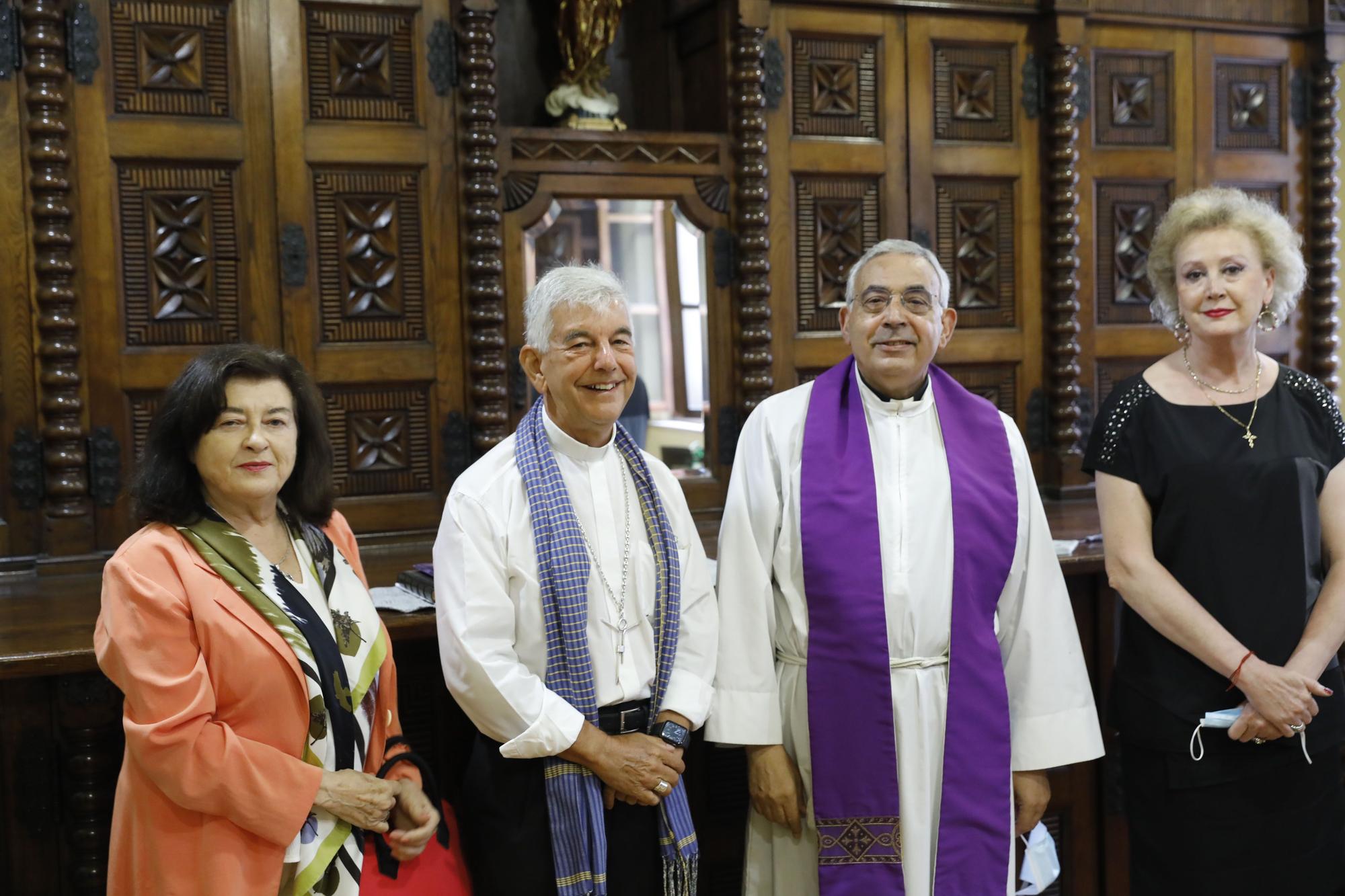 Kike Figaredo pone rumbo a Camboya tras una misa en la Basílica de Gijón