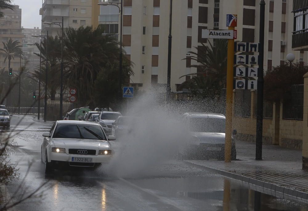 Fuertes lluvias en Alicante