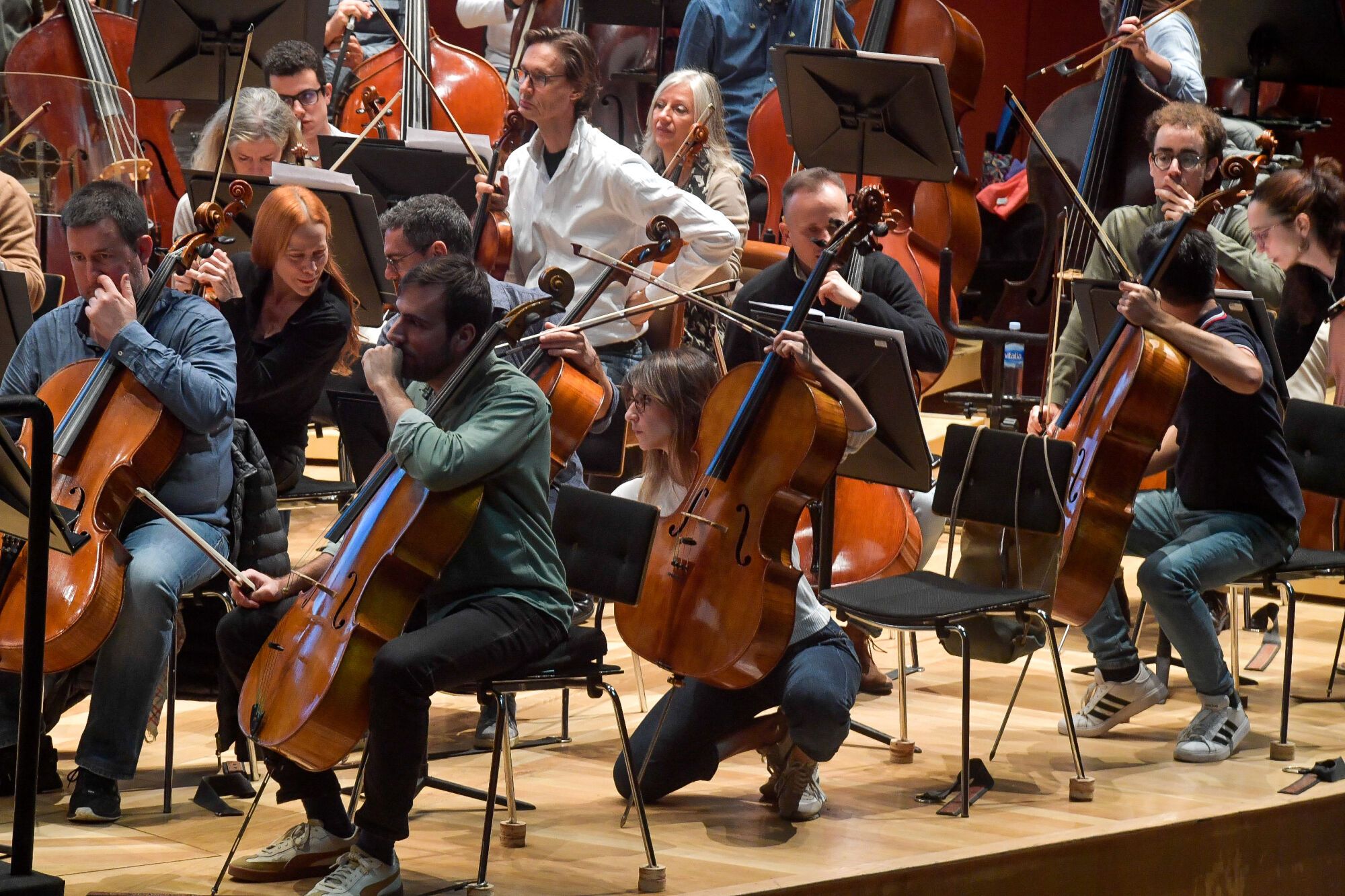 Ensayo y presentación del concierto de la Orquesta Filarmónica de Gran Canaria en el 41º FIMC