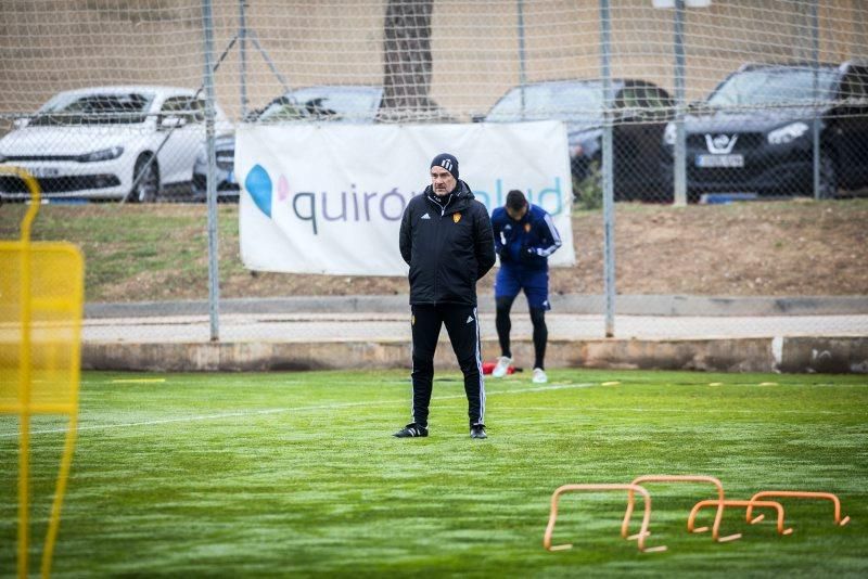 Entrenamiento del Real Zaragoza de hoy 30 de diciembre