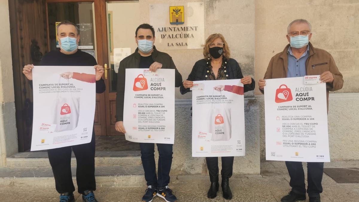 Las autoridades municipales presentan la nueva campaña para reactivar el comercio local