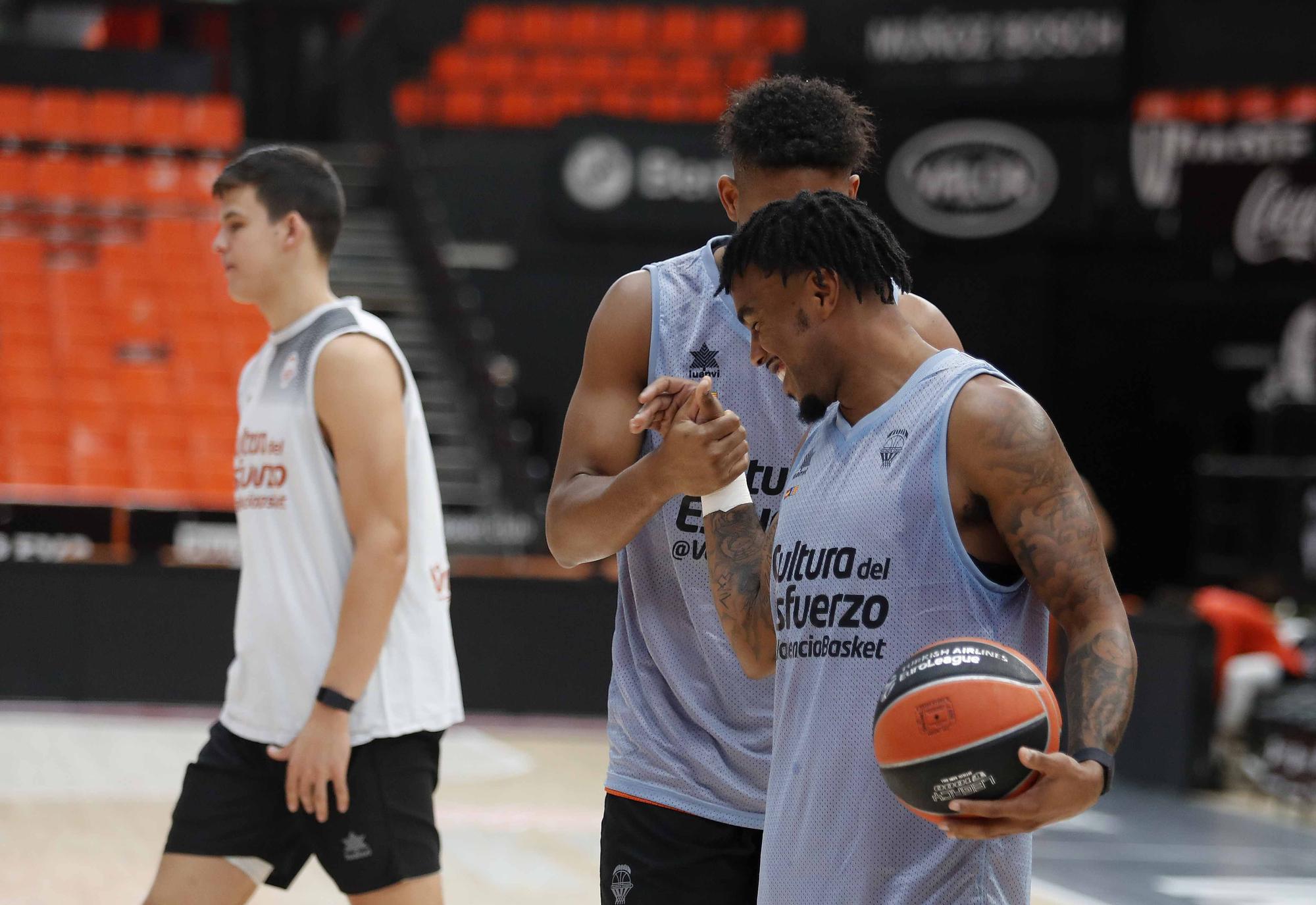 Así fue la sesión de entrenamiento para Valencia Basket