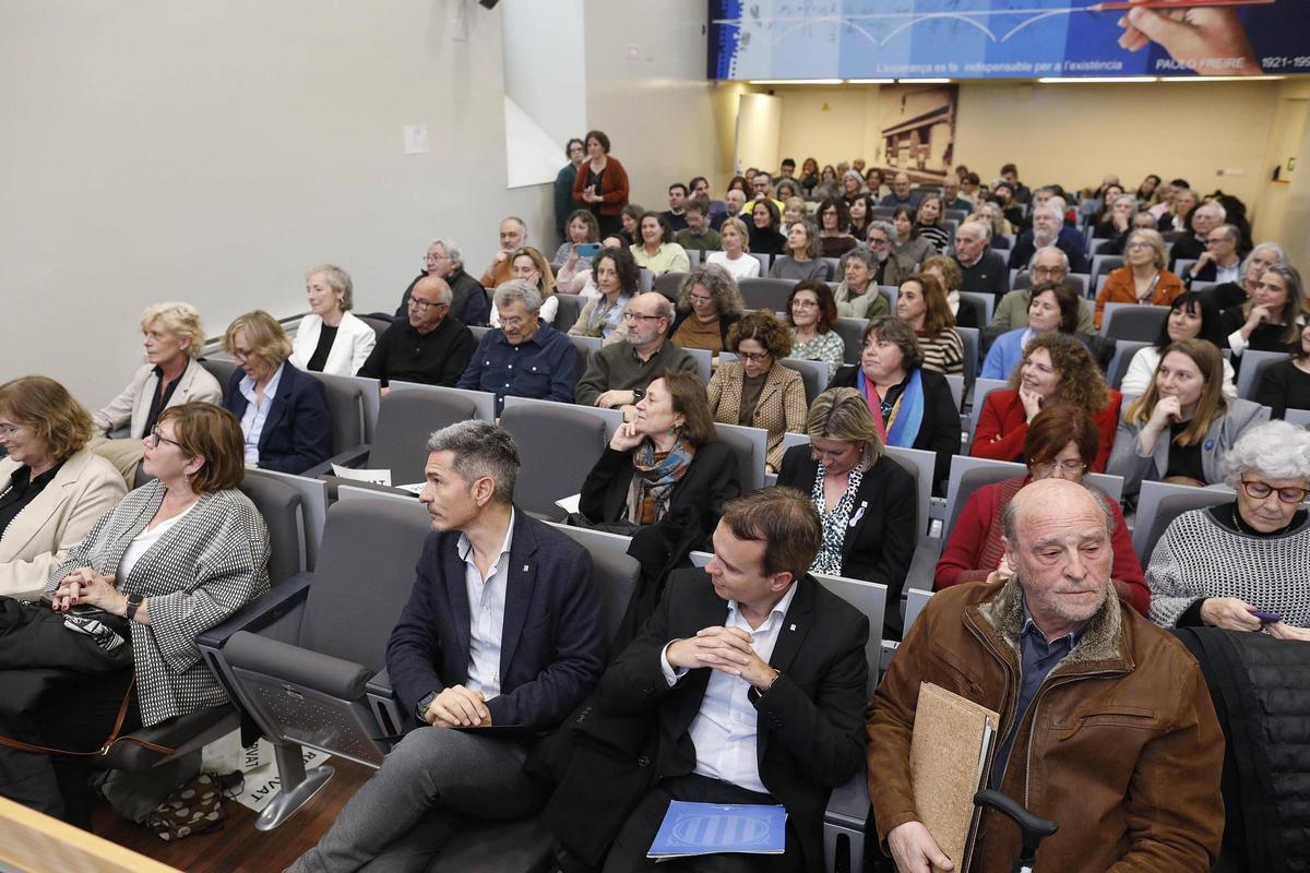 Les fotos de la presentació de la càtedra de Salut i Envelliment de la UdG