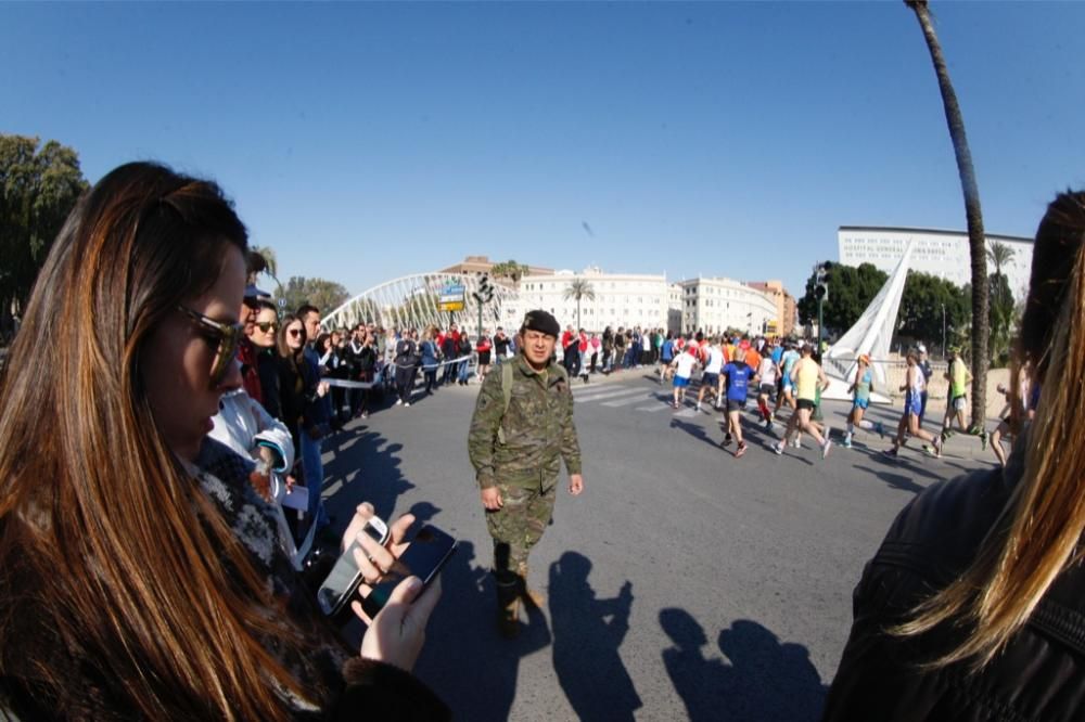 Media Maratón Murcia: Paso por Puente Reina Sofía