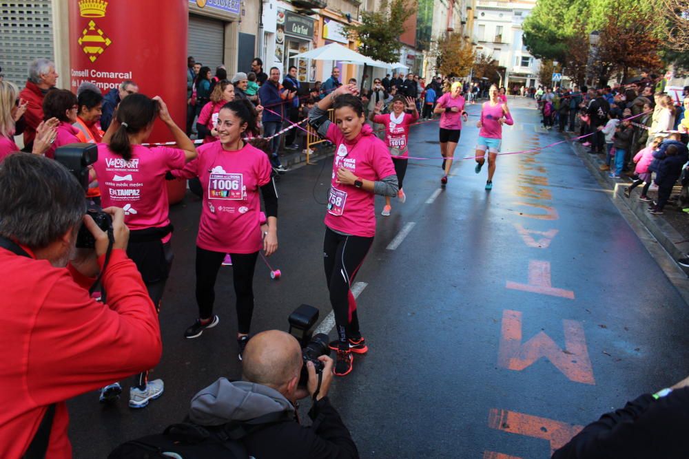 FOTOS de l''arribada de la Cursa de la Dona