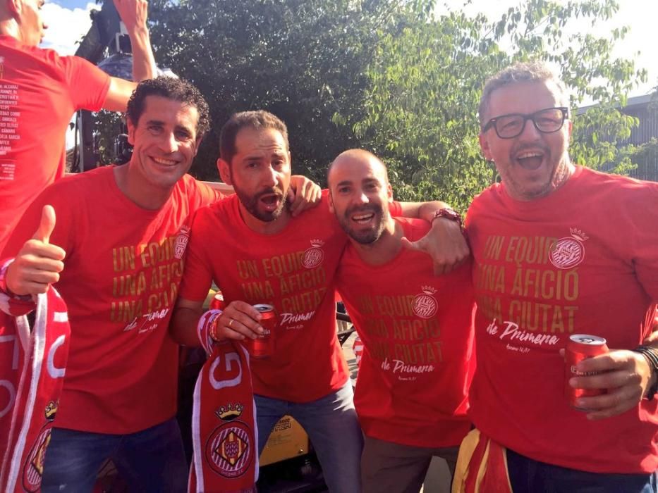 Rua de celebració de l'ascens del Girona