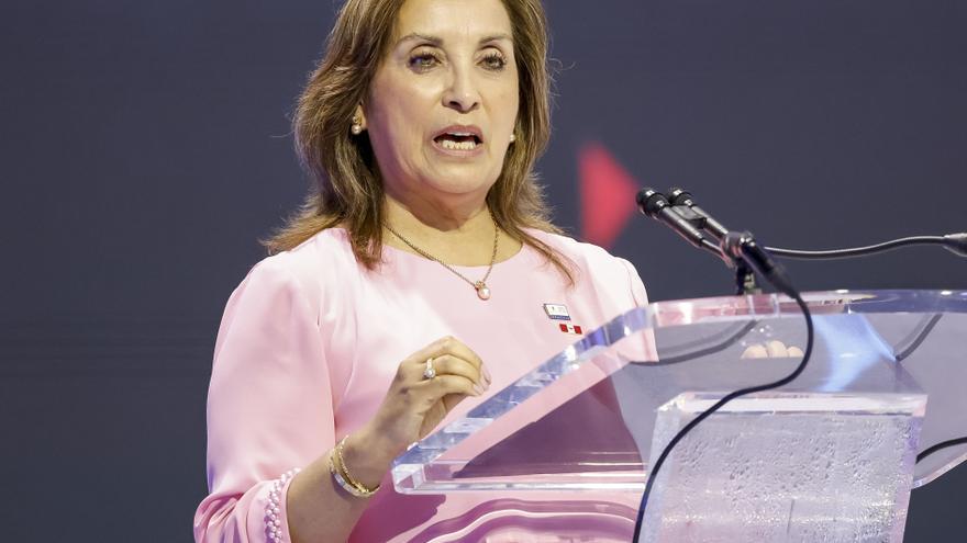 La presidenta peruana Dina Boluarte.