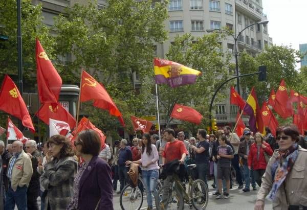 Manifestación contra los recortes en Zaragoza