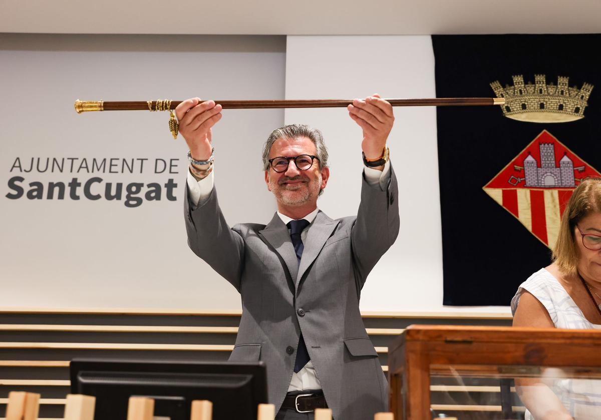 Josep Maria Vallès, nou alcalde de Sant Cugat amb els únics vots de Junts