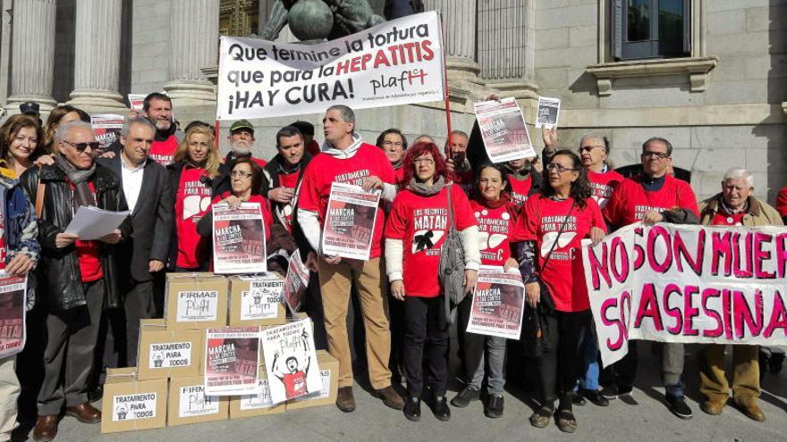 Los enfermos de Hepatitis C, ante el Congreso.