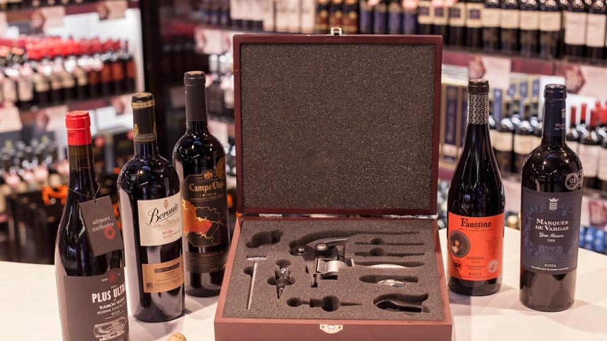 Festival del vino en los Duty Free de los aeropuertos españoles