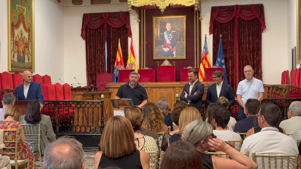 José Manuel Penalva, en un momento de la jura o promesa del cargo