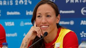 Jessica Vall, en rueda de prensa