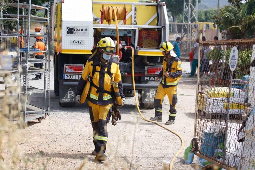 Incendio en Sant Antoni