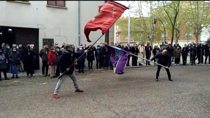 Baile de pendones de la rogativa de San Marcos.