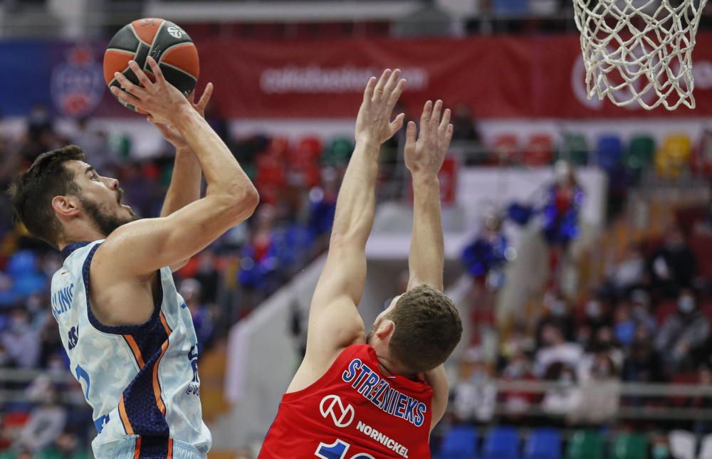 Partido CSKA Moscú - Valencia Basket