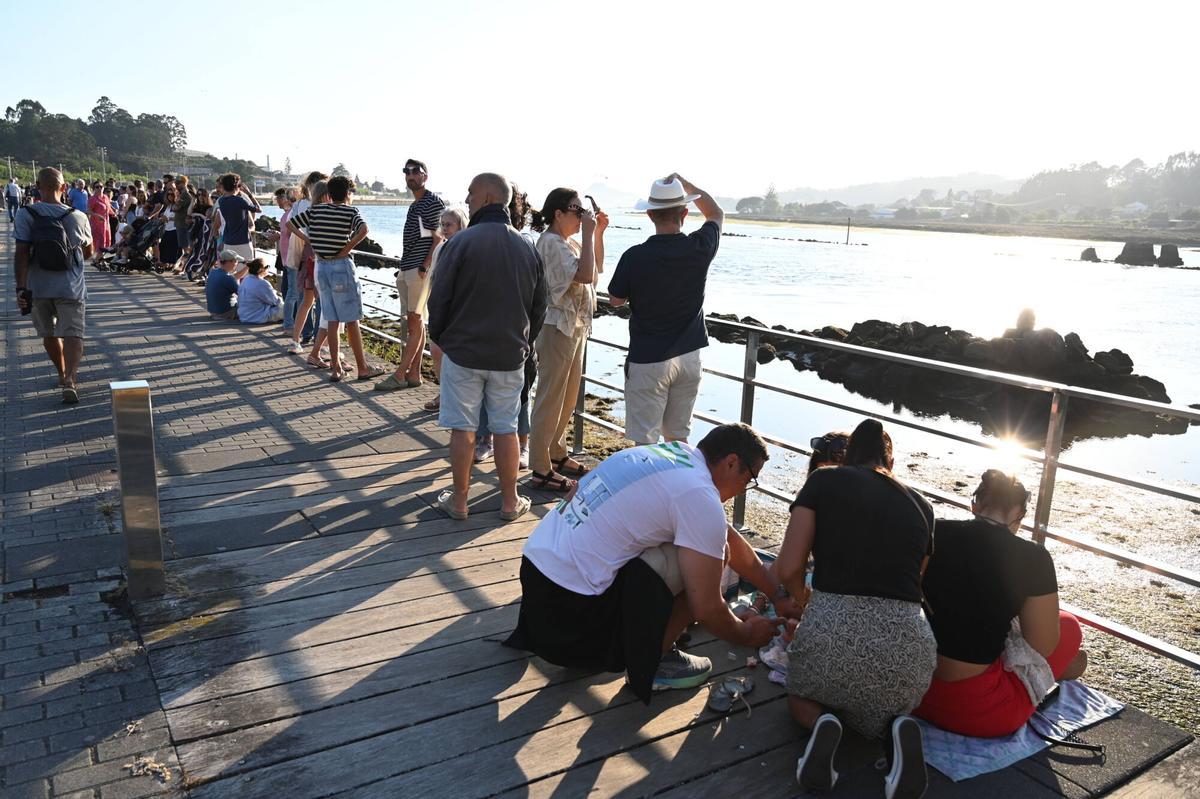 El eclipse desde Pontevedra y su área, en imágenes El eclipse desde Pontevedra y su área, en imágenes